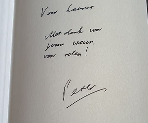 Gesigneerd boek